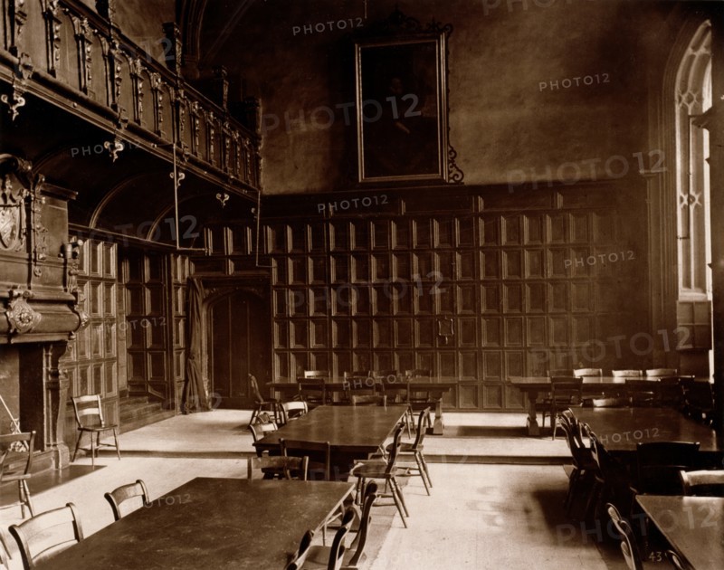 Charterhouse - Great Hall, interior, c1880. Creator: Unknown.