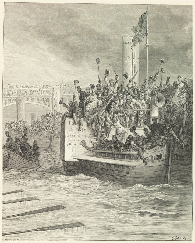 The Race, 1872.  Creator: Louis Edouard Bourguignon.