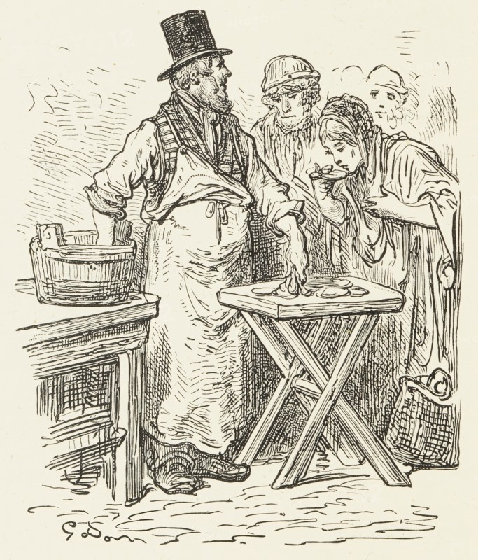 The Oysterman, 1872.  Creator: Unknown.