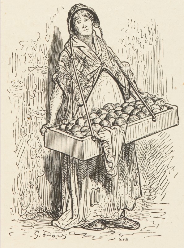 Orange Woman, 1872.  Creator: Alphonse Jean-Baptiste Vien.
