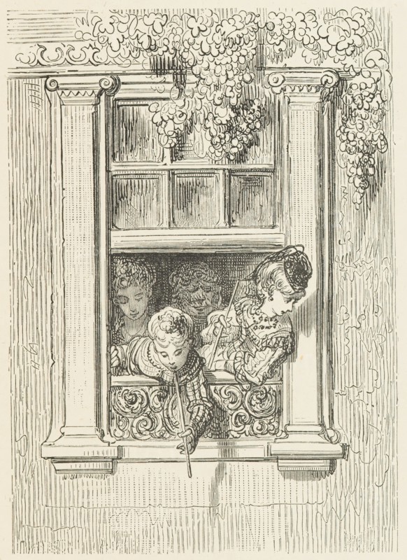 A Balcony Scene, 1872.  Creator: Unknown.