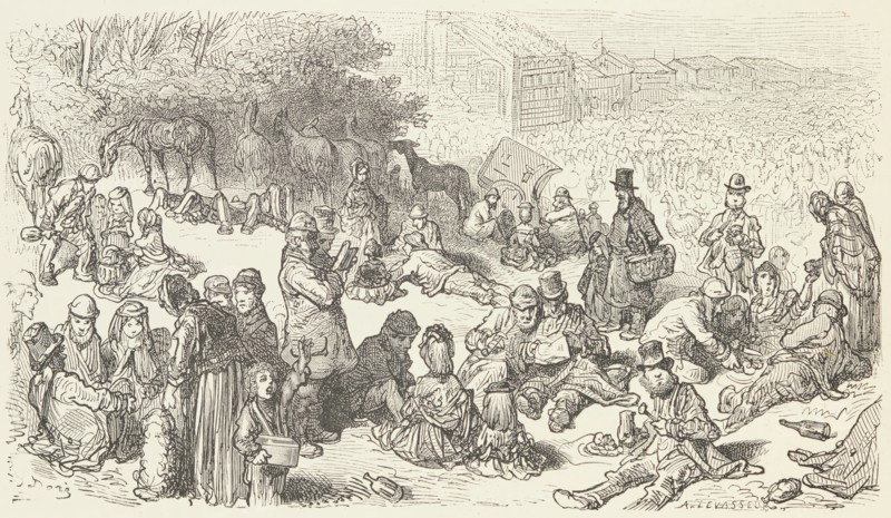 A Sketch on the Downs, 1872.  Creator: Aubuste Hilaire Levasseur.