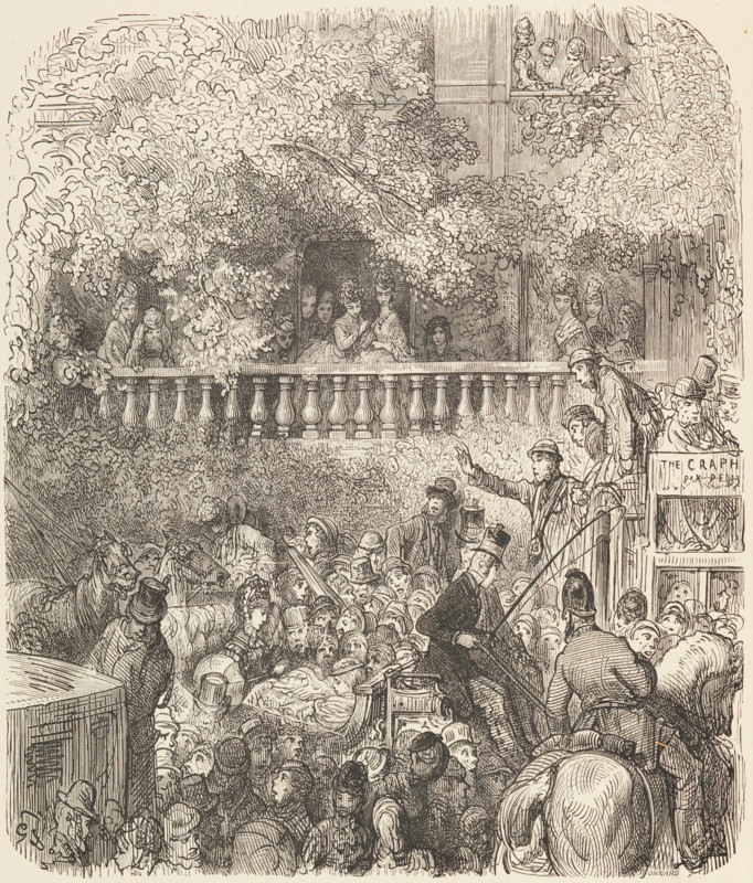 A Block on the Road, 1872.  Creator: Paul Jonnard.