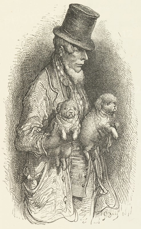 The West End Dog Fancier, 1872.  Creator: Paul Jonnard.