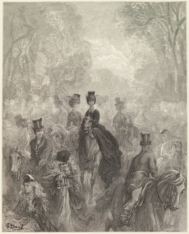 The Ladies' Mile, 1872.  Creator: Paul Jonnard.