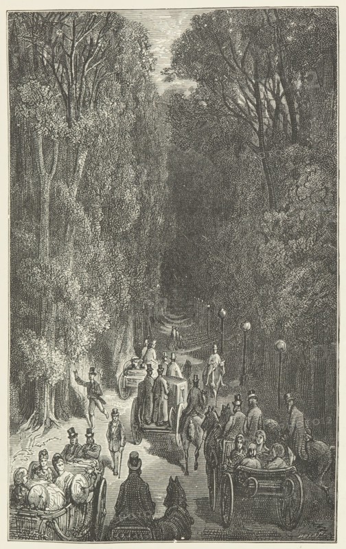 Home - from Holland House, 1872.  Creator: Etienne Huyot.