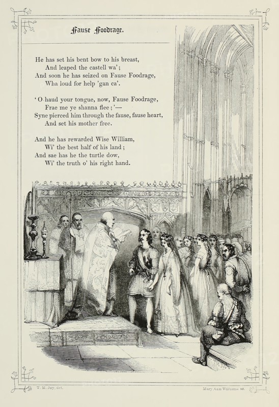 Fause Foodrage, 1842.  Creator: Mary Ann Williams.