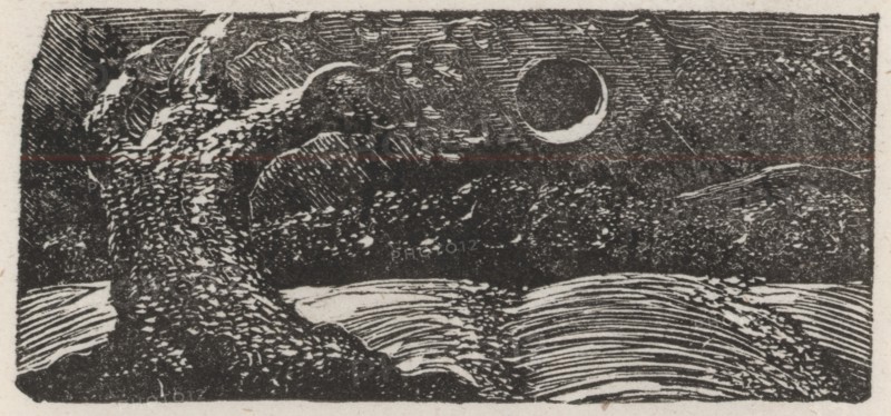 The Blighted Corn, 1821.  Creator: William Blake.