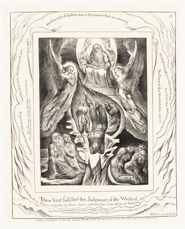 'Thou hast fulfilled the Judgment of the Wicked', 1825. Creator: William Blake.