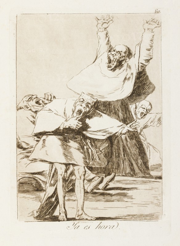 Ya es hora.; Los Caprichos, pl.80, 1799. Creator: Francisco Goya.