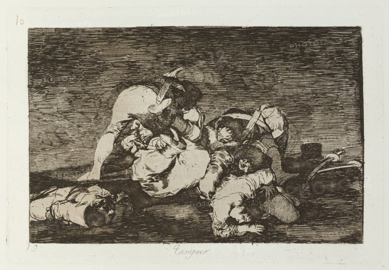 Tampoco.; Los Desastres de la Guerra, Madrid 1863. Creator: Francisco Goya.