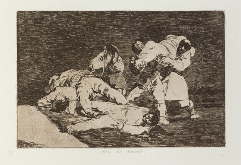 Será lo mismo.; Los Desastres de la Guerra, Madrid 1863. Creator: Francisco Goya.