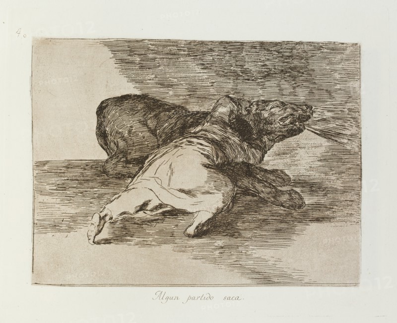 Algun partido saca.; Los Desastres de la Guerra, Madrid 1863. Creator: Francisco Goya.
