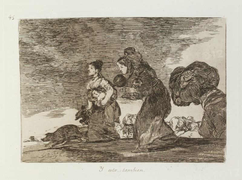 Y esto tambien.; Los Desastres de la Guerra, Madrid 1863. Creator: Francisco Goya.