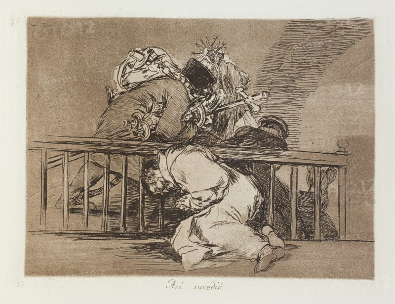 Así sucedió.; Los Desastres de la Guerra, Madrid 1863. Creator: Francisco Goya.