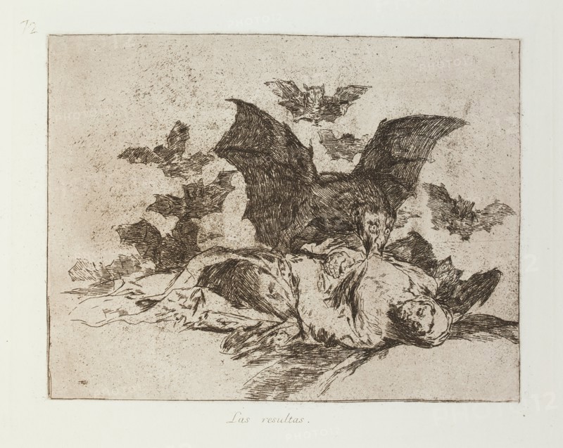 Las resultas.; Los Desastres de la Guerra, Madrid 1863. Creator: Francisco Goya.