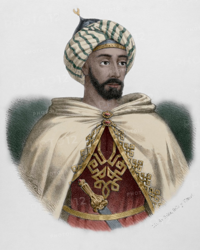 Abu Addallah Muhammad XII, (1459-1533), known in Europe as Boabdil, 1869.  Creator: Unknown.
