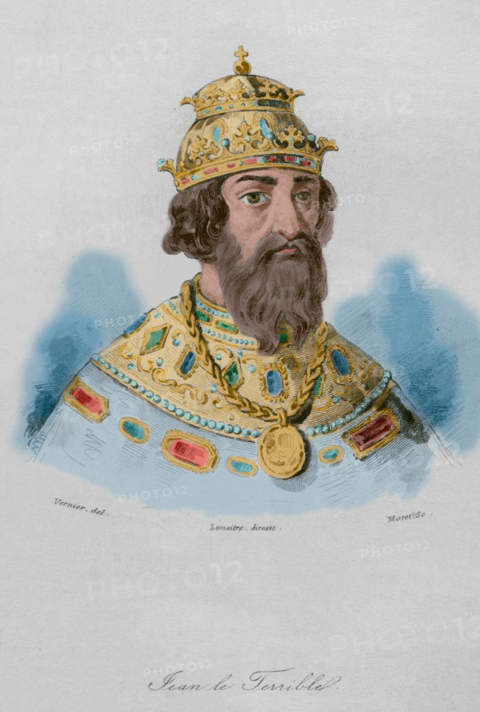 Ivan IV Vasilyevich, (1530-1584), known as Ivan the Terrible, Grand Prince of Moscow…, 1839.  Creator: Augustin François Lemaitre.