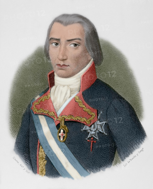 Federico Gravina, (Federico Carlos Gravina y Napoli), (1756-1806), 1867.  Creator: Santiago Llanta.