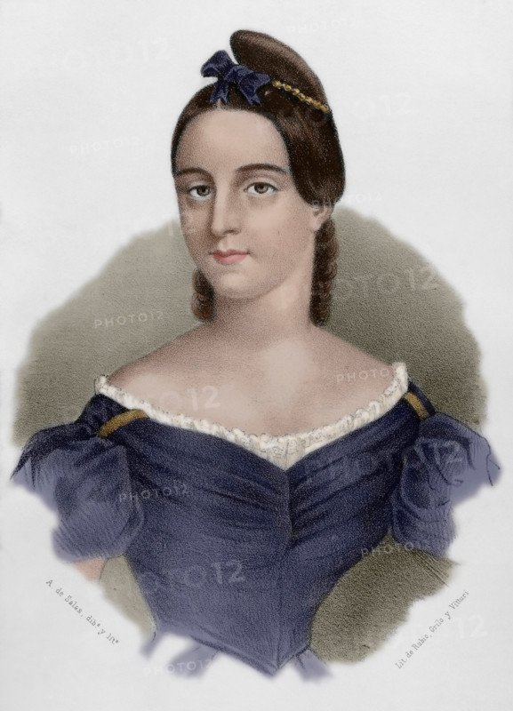 Mariana Pineda, (1804-31), Spanish heroine, liberal symbol of the struggle against..., 1869. Creator: A de Salas.