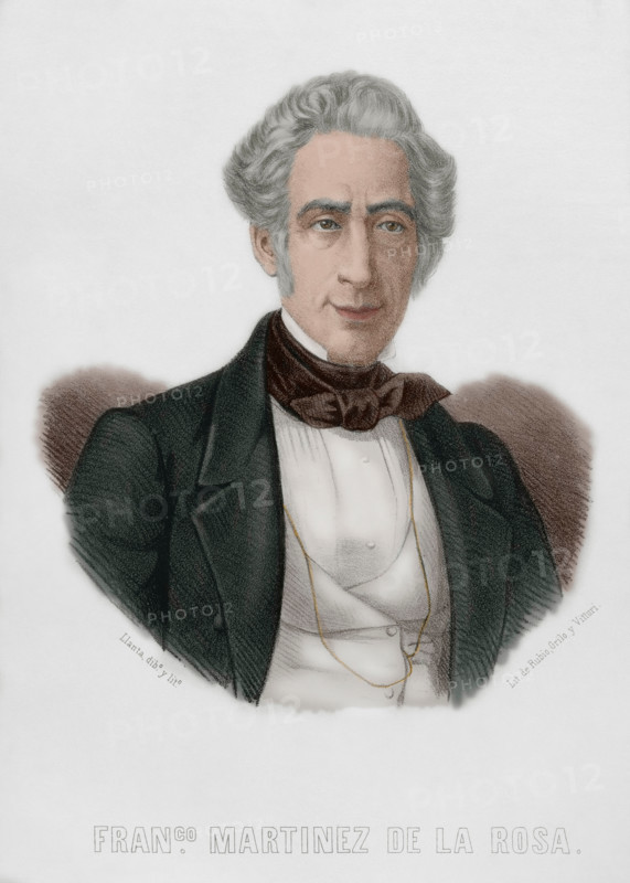 Francisco Martínez de la Rosa, (1787-1862), Spanish statesman and dramatist, 1869.  Creator: Santiago Llanta.
