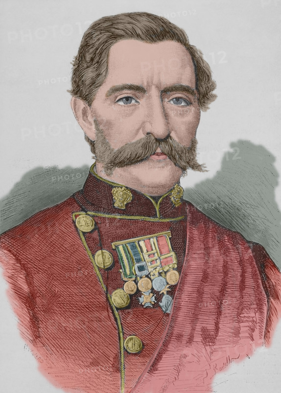 Robert Napier, (1810-1890), 1st Baron Napier, British field marshal, 1878. Creator: Félix Badillo.