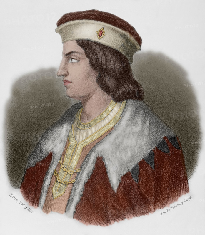 Gonzalo Fernández de Cordoba, (1453-1515), called "El Gran Capitan" . Spanish general, 1867.  Creator: Eusebio de Letre.