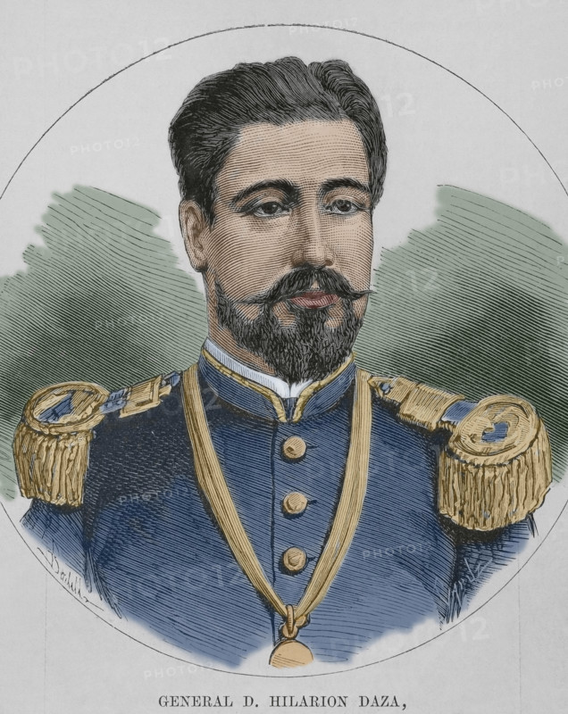 Hilarión Daza, (1840-1894), Bolivian military and politician, 1878. Creator: Félix Badillo.