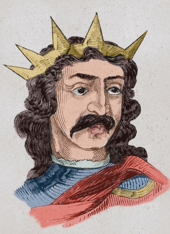 Ordoño II (c872-924), King of Galicia (910-914) and León (914-924), 1853. Creator: Unknown.