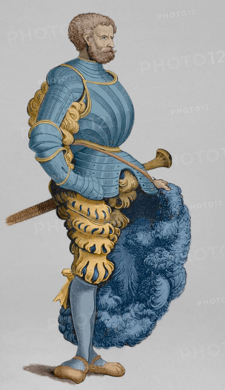 German Knight, 15th century, (1877).  Creator: Burgmayer.
