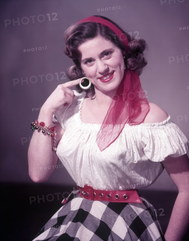 Model as gypsy, c1955. Creator: Arthur Charles Kirby Ware.
