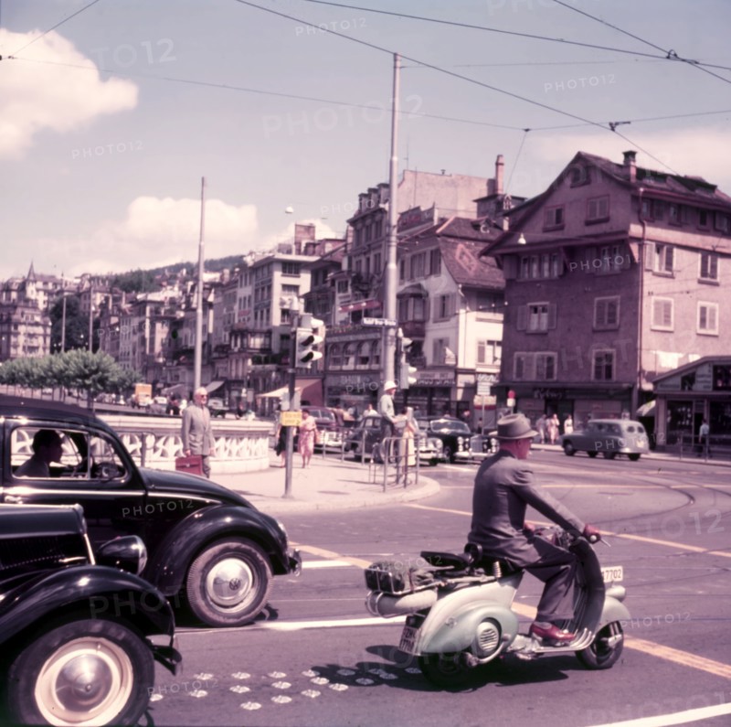 Police traffic control, Zurich, Switzerland, c1955. Creator: Arthur Charles Kirby Ware.