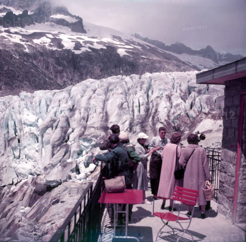 The Rhône Glacier, Switzerland, c1955.  Creator: Arthur Charles Kirby Ware.
