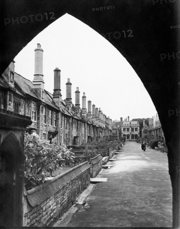 Vicars' Close, Wells, Somerset, c1955. Creator: Arthur Charles Kirby Ware.