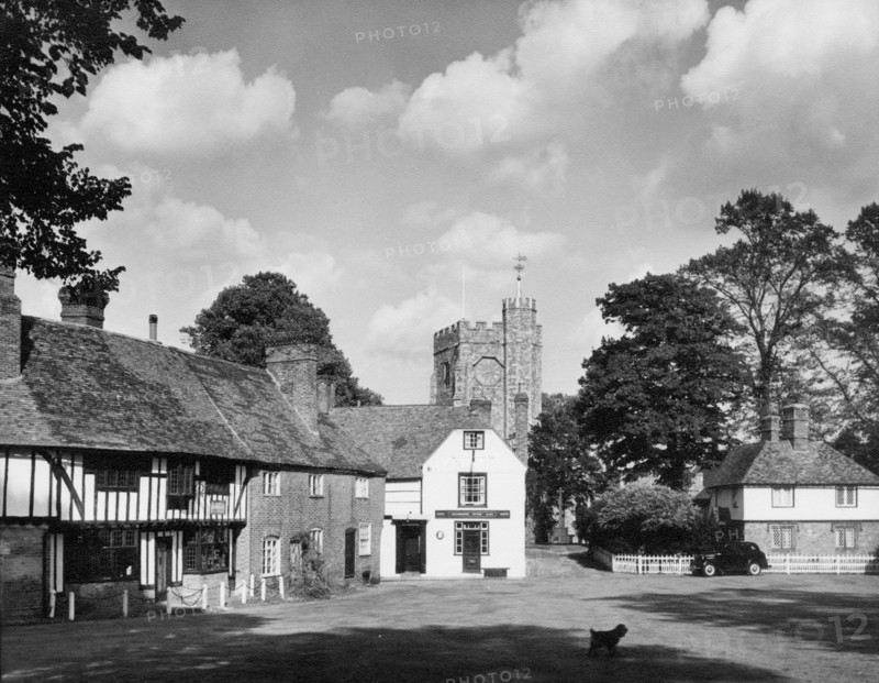 Chilham village, Kent, c1955.  Creator: Arthur Charles Kirby Ware.
