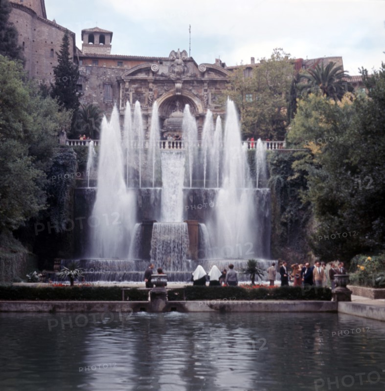 Villa d'Este, Tivoli, Rome, Italy, c1955. Creator: Arthur Charles Kirby Ware.