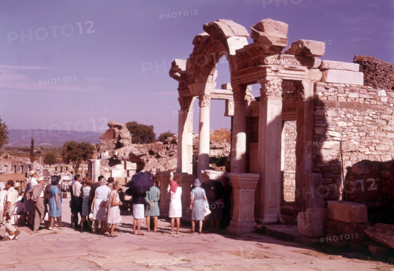 Hadrian's Temple, Ephesus, Turkey, c1955.  Creator: Arthur Charles Kirby Ware.