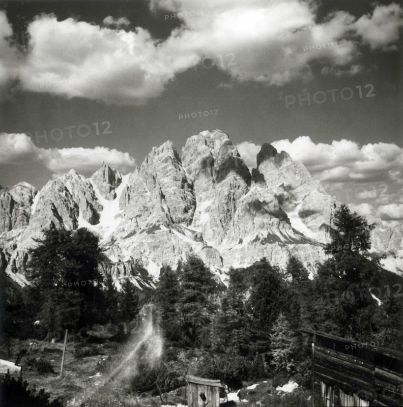 Gruppo del Cristallo seen from Tondi de Faloria, Dolomites, Italy, c1955.  Creator: Arthur Charles Kirby Ware.