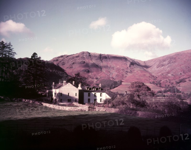 Farmhouse at Rosthwaite, Borrowdale, Lake District, c1955.  Creator: Arthur Charles Kirby Ware.