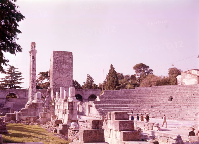 Ruins of the Théatre Antique, Arles, France, c1955. Creator: Arthur Charles Kirby Ware.