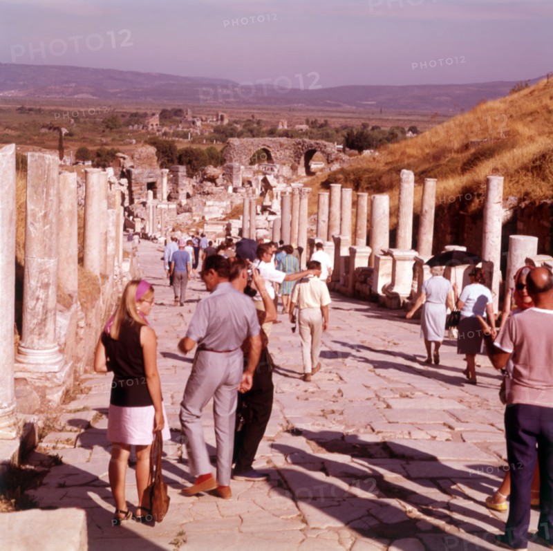 The Marble-Paved Street, Ephesus, Turkey, c1955. Creator: Arthur Charles Kirby Ware.