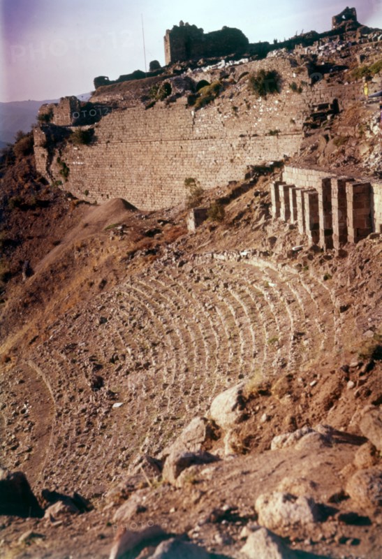 The Theatre, Pergamon, Turkey, c1955. Creator: Arthur Charles Kirby Ware.