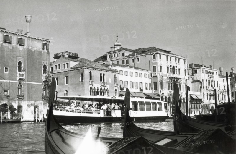Vaporetto on the Grand Canal, Venice, Italy, c1955. Creator: Arthur Charles Kirby Ware.