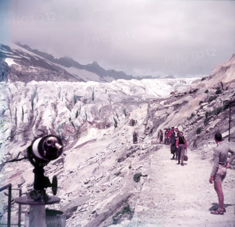 The Rhône Glacier, Switzerland, c1955.  Creator: Arthur Charles Kirby Ware.