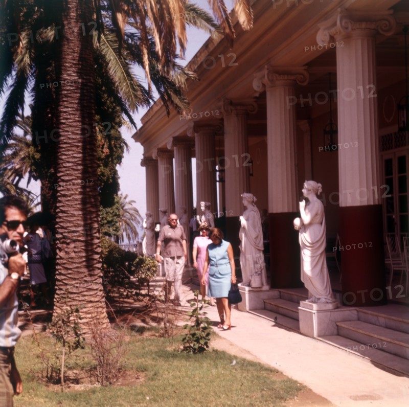 The garden at the Achilleion Palace, Corfu, c1955. Creator: Arthur Charles Kirby Ware.