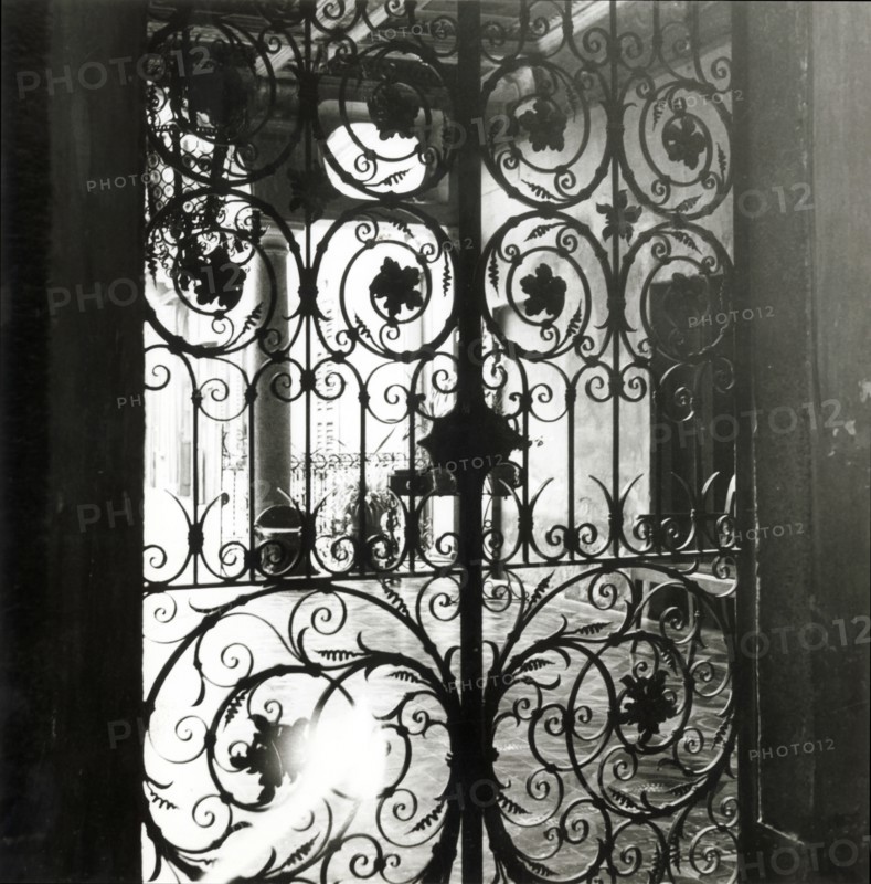 Wrought iron gates, Orta San Giulio, Lake Orta, Italy, c1955.  Creator: Arthur Charles Kirby Ware.