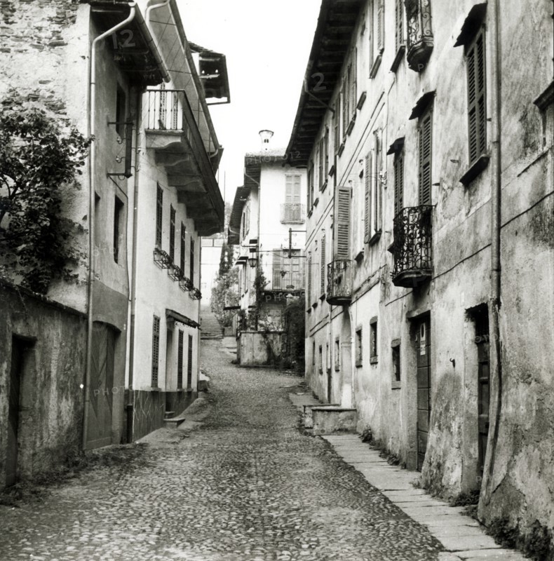 Old street in Orta San Giulio, Lake Orta, Italy, c1955.  Creator: Arthur Charles Kirby Ware.