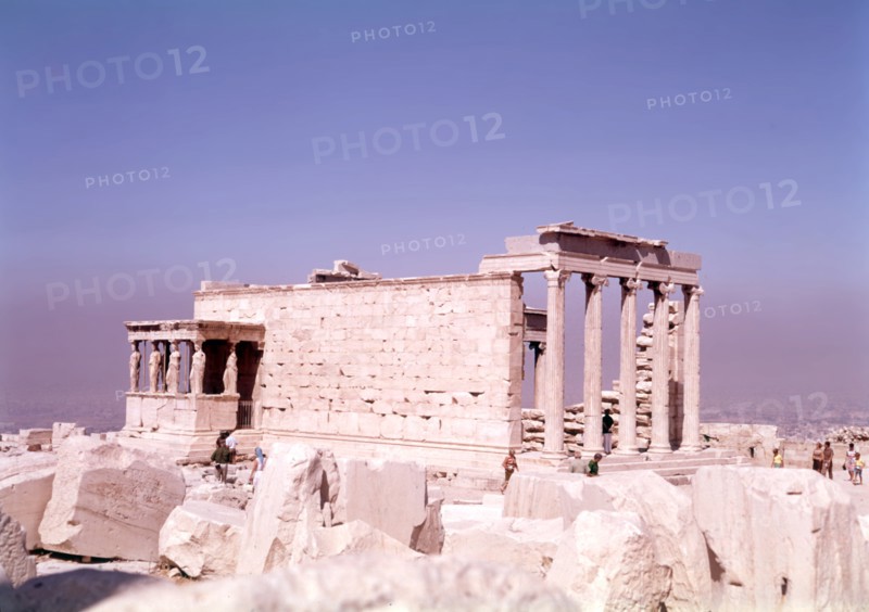 The Erechtheum and Caryatids, the Acropolis, Athens, Greece, c1955.  Creator: Arthur Charles Kirby Ware.