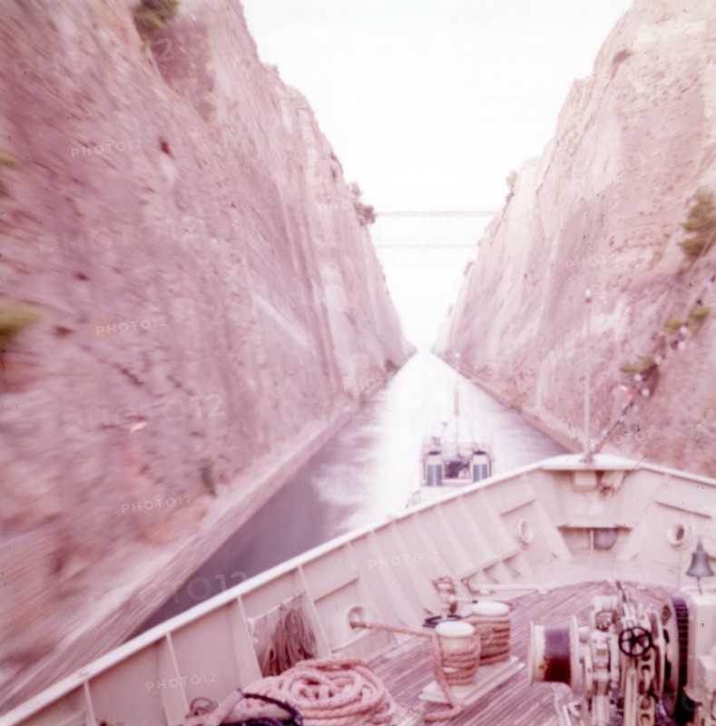 The Corinth Canal, Greece, c1955.  Creator: Arthur Charles Kirby Ware.