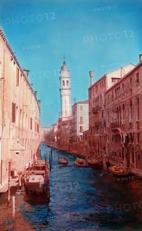 The Leaning Tower of the Church of San Giorgio dei Greci, Venice, Italy, c1955.  Creator: Arthur Charles Kirby Ware.